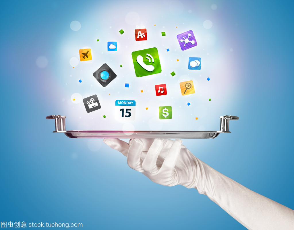 數(shù)字化服務(wù)新紀(jì)元 以服務(wù)員托盤(pán)圖標(biāo)為象征的網(wǎng)絡(luò)新媒體變革